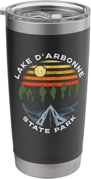 Lake D'Arbonne State Park Louisiana Forest Camping Vacation Stainless Steel Insulated Tumbler