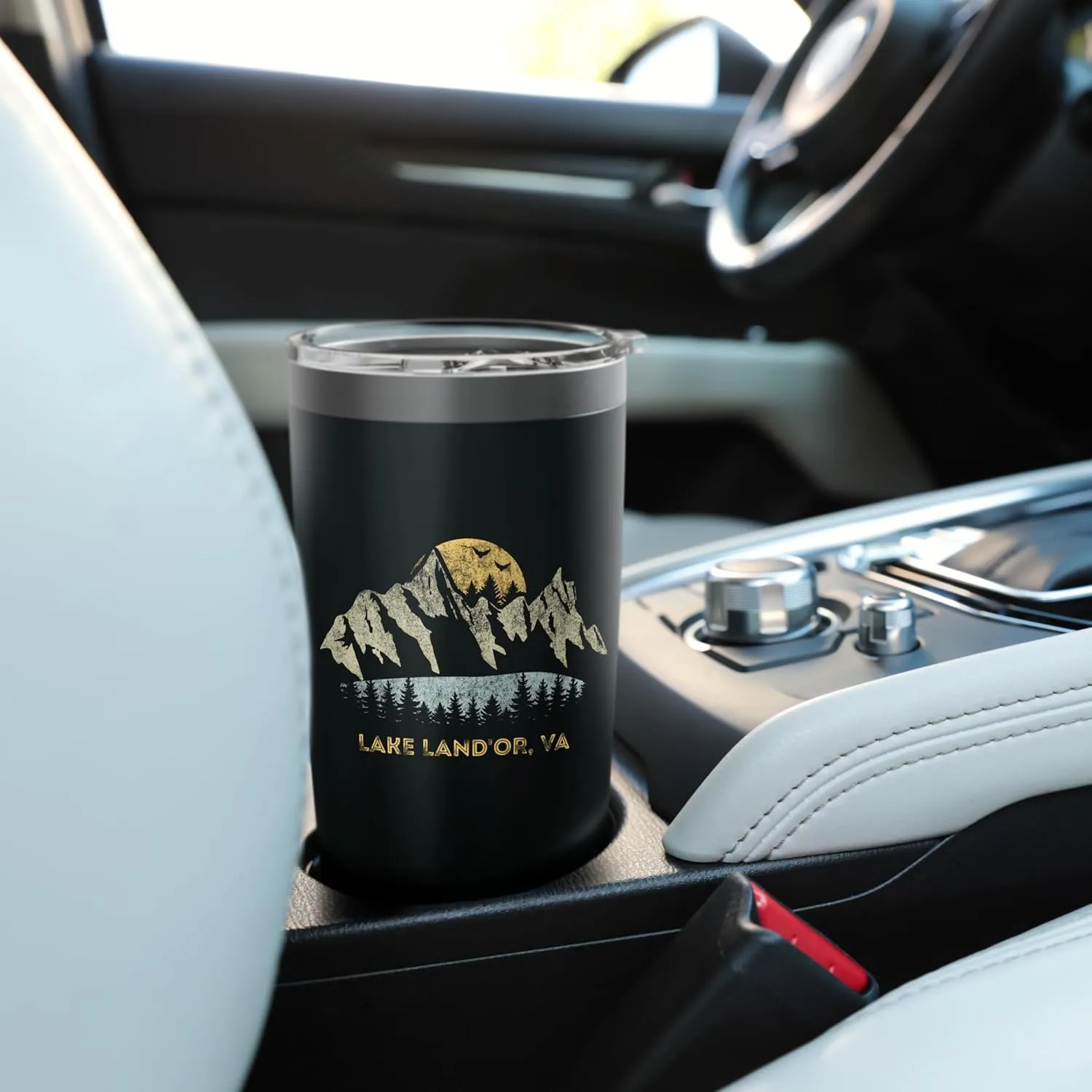 Lake Land'Or Virginia Mountain Sunset Sunrise VA Stainless Steel Insulated Tumbler