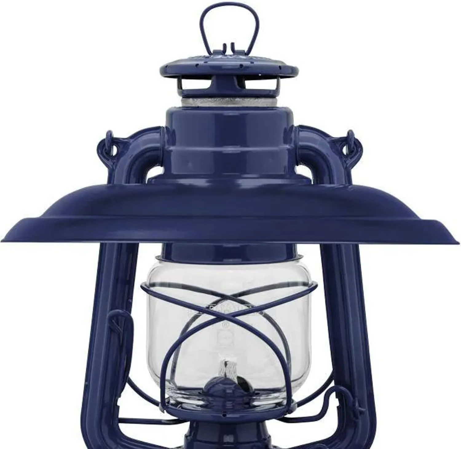 Lantern Reflector Shade for Feuerhand Oil Lantern, Directs Light, Glare and Globe Protection, Cobalt Blue