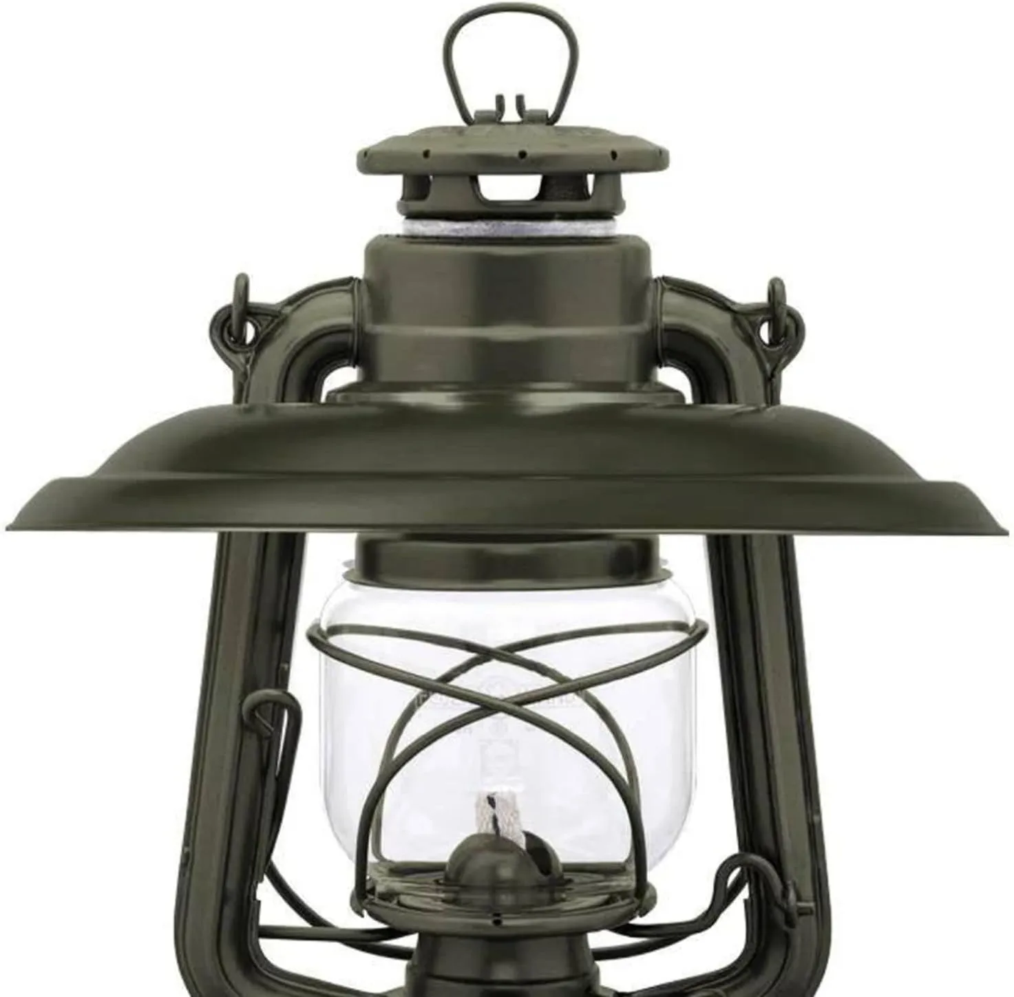 Lantern Reflector Shade for Feuerhand Oil Lantern, Directs Light, Glare and Globe Protection, Olive Green
