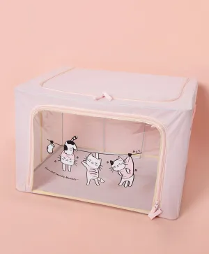 Laundry Meow Foldable Storage Box