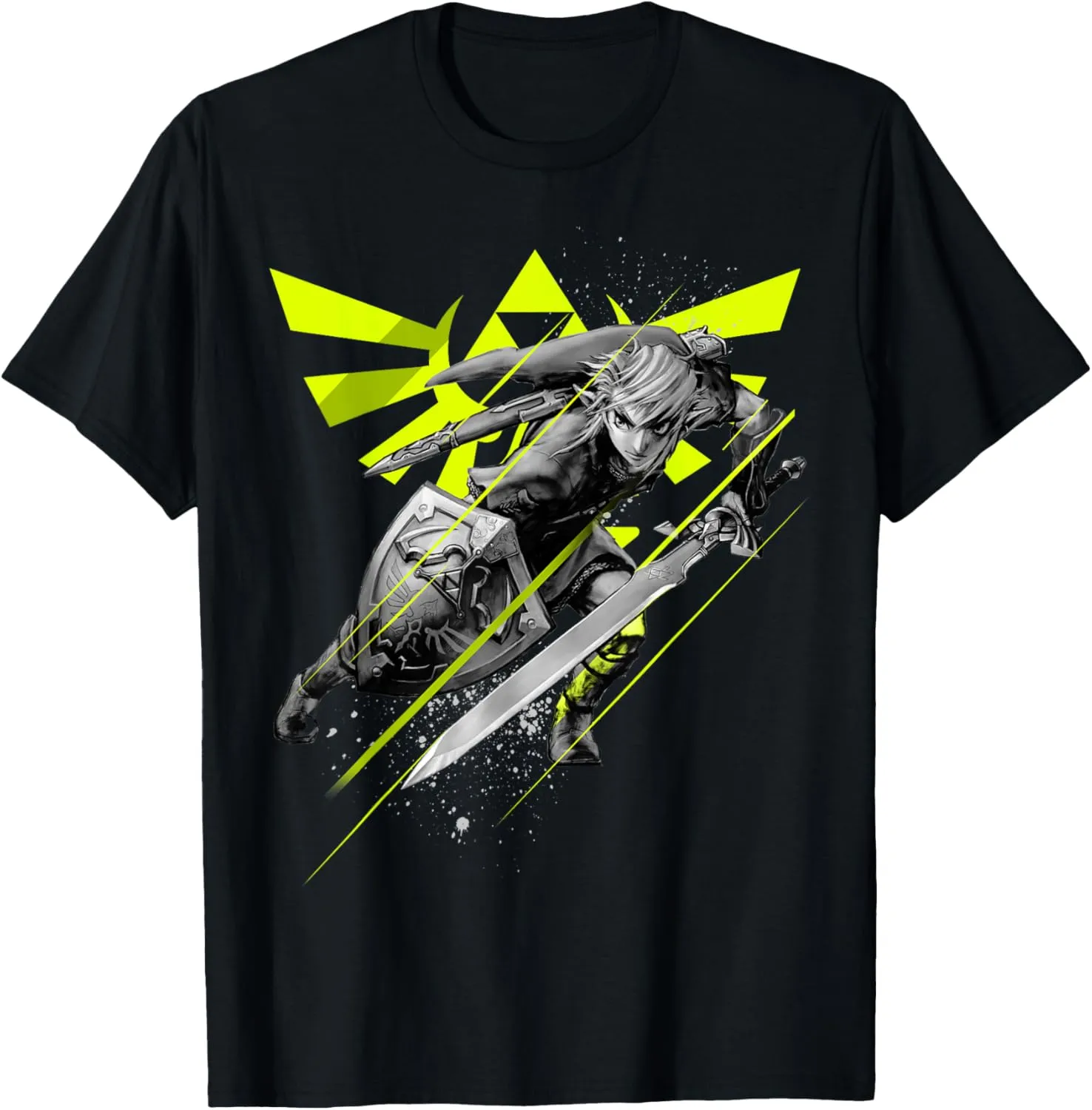 Legend of Zelda Link Neon Green Crest T-Shirt
