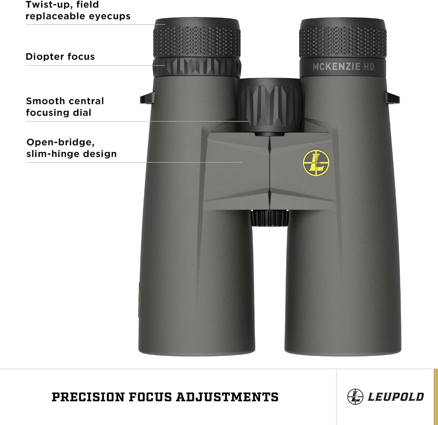 Leupold BX-1 McKenzie HD Binoculars, 8x42mm (181172)