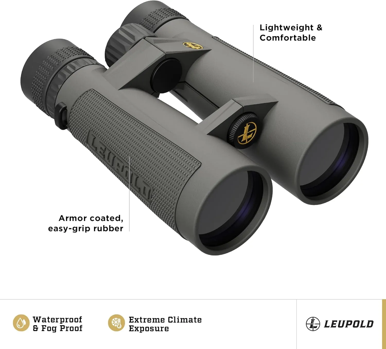 Leupold BX-5 Santiam HD Binoculars, 12x50mm (175856)