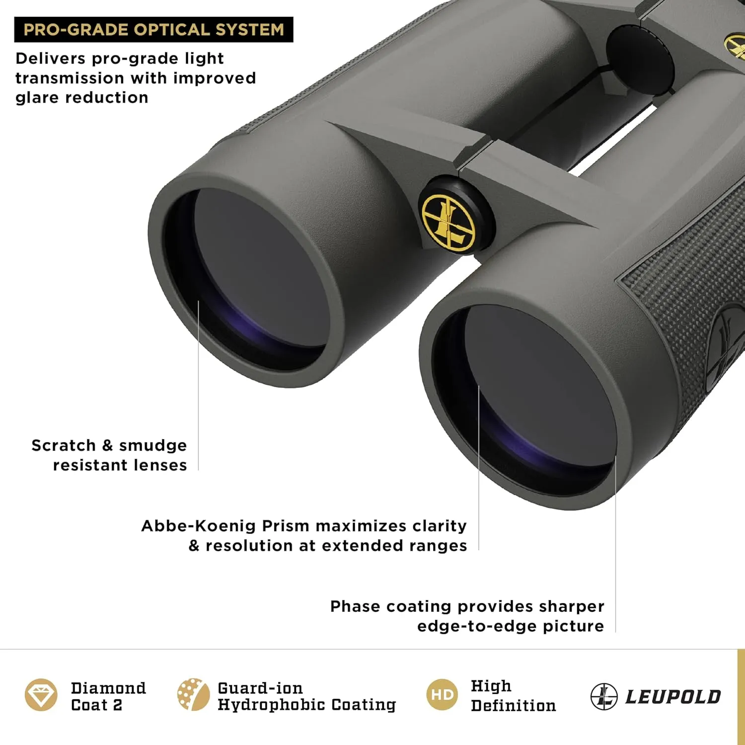 Leupold BX-5 Santiam HD Binoculars, 15x56mm (172457)