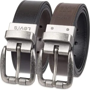 Levi's Big Kids Belt - School Friendly Casual Two-in-One Reversible Belt