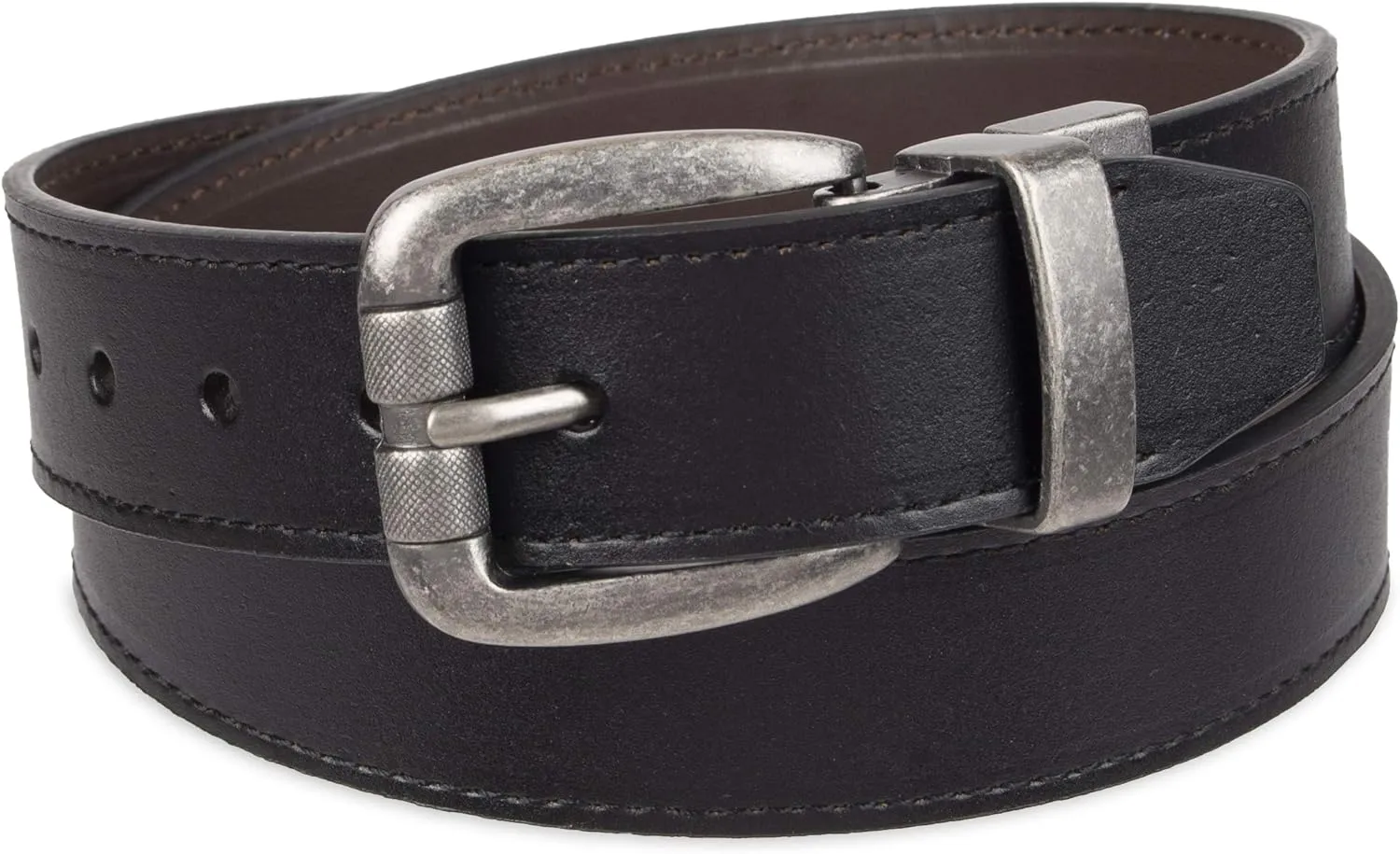 Levi's Big Kids Belt - School Friendly Casual Two-in-One Reversible Belt