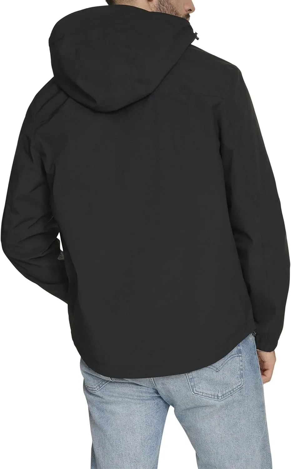 Levi's Men's Hooded Waterproof Arctic Cloth Rain Jacket