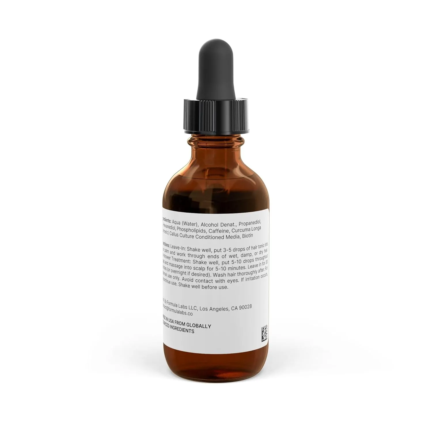 Lightweight Hair Growth Tonic, 2 Fl Oz, Vegan Formula with Biotin and Caffeine, Hair Thickening Treatment for Men and Women