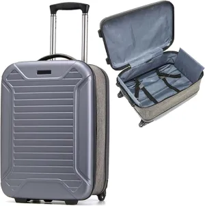 Lightweight Luggage, Trolley Case, Space Separation Design, Riot Proof Zipper, Dustproof And Waterproof, For Travel And School (Color : Black, Size : 24inch)