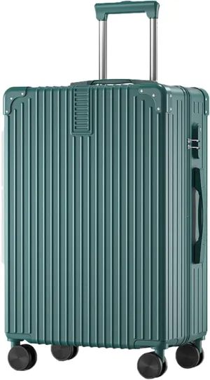 Lightweight Suitecase With Carry-on Bag, With Spinner Wheels, Expandable Luggage, Equipped With Anti-pick Combination Lock (Color : 20, Size : Green)