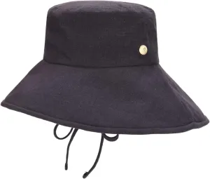 Linen Unbalanced Wide Brim Floppy Sun Hat ROSLLA