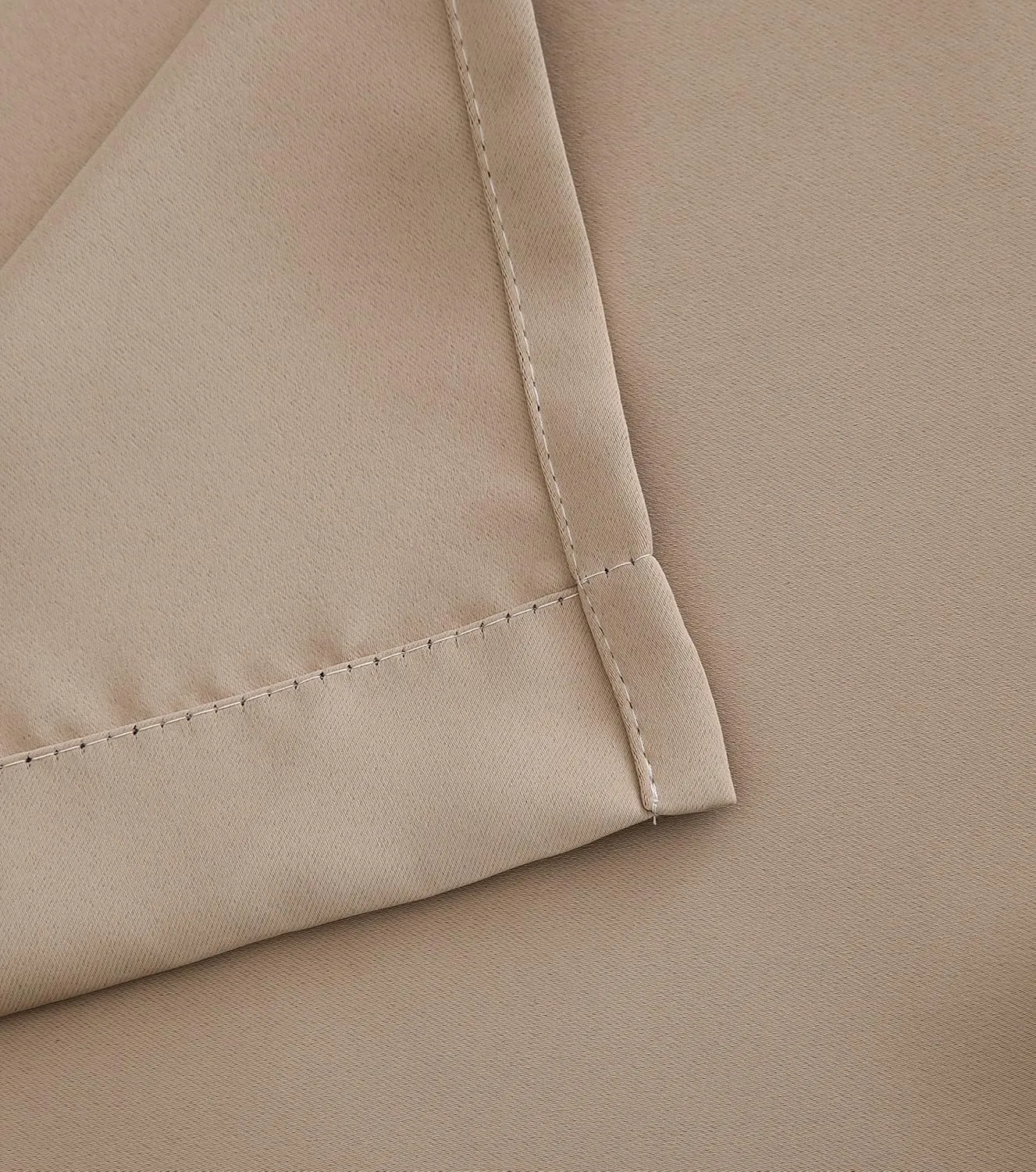 LINENZONE Taupe Brown Patio Door Curtain for Sliding Door. Use Extra Wide Curtains as Curtains for Sliding Glass Door, Curtains for Patio Doors or Balcony Curtains. (Nicole 102 x 84 Taupe)
