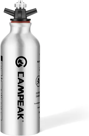 liquid Fuel Bottle 0.5L for Outdoor Camping with Safety Valve