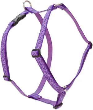 LupinePet Originals 1" Jelly Roll 20-32" Adjustable Roman Dog Harness for Medium Dogs