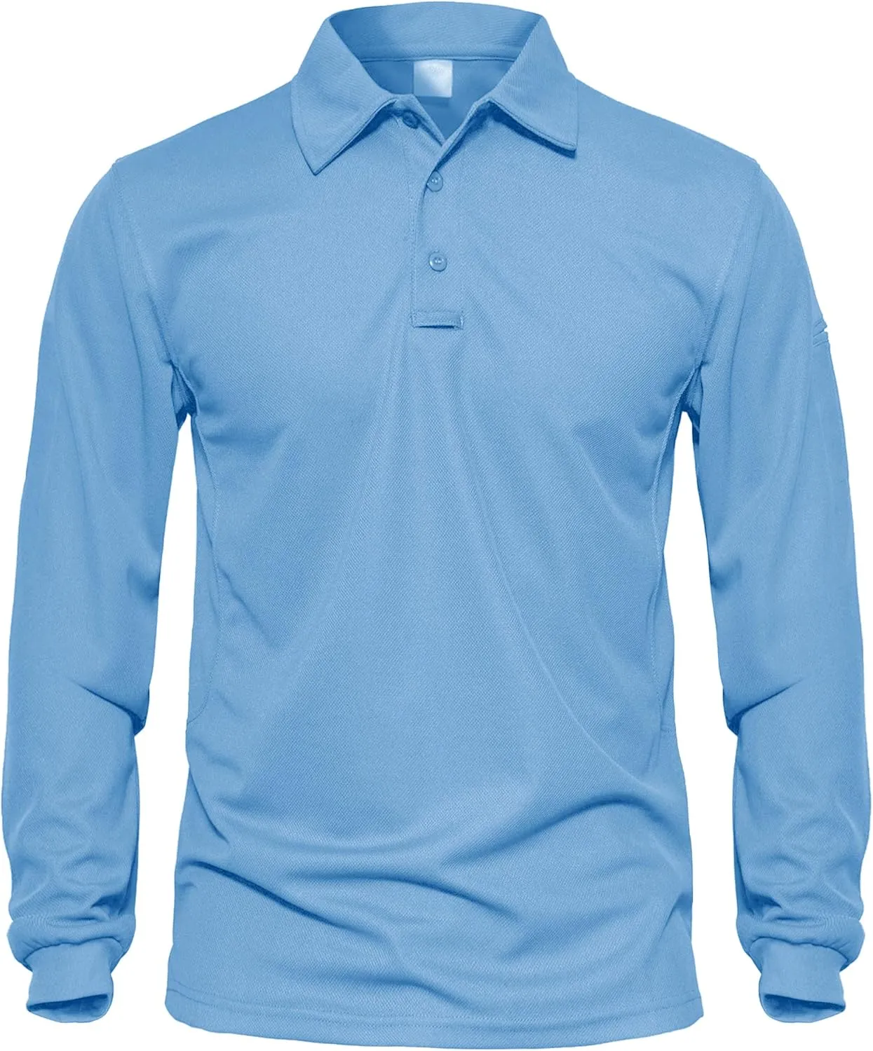 MAGNIVIT Men's Polo Shirts Long Sleeve Quick Dry Performance Shirt Military Tactical Army Combat Polo Shirts