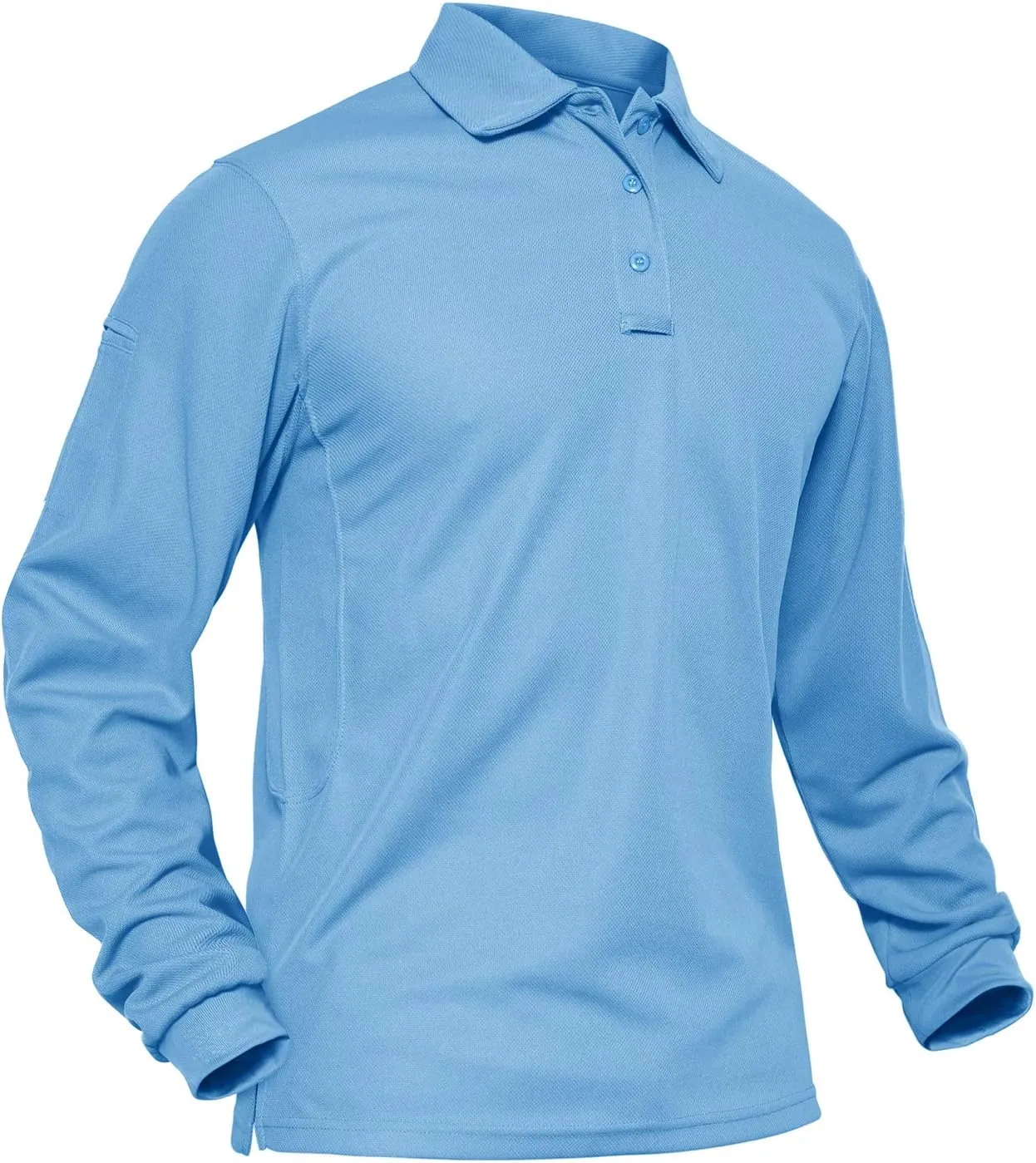 MAGNIVIT Men's Polo Shirts Long Sleeve Quick Dry Performance Shirt Military Tactical Army Combat Polo Shirts