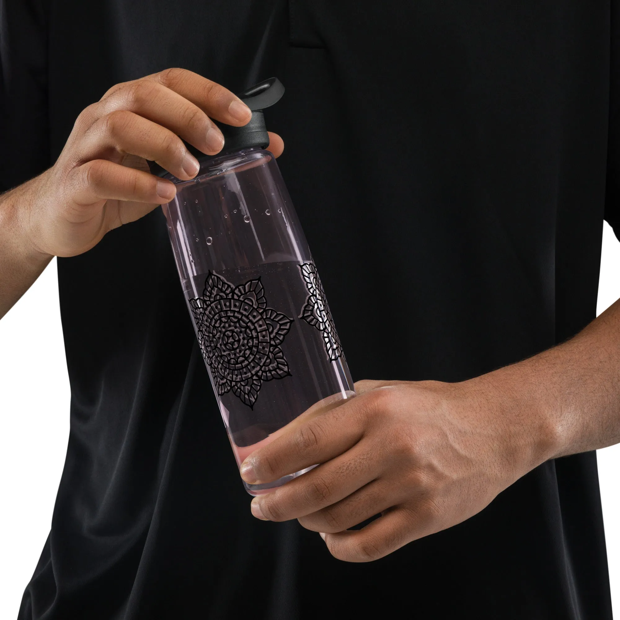 Mandala water bottle