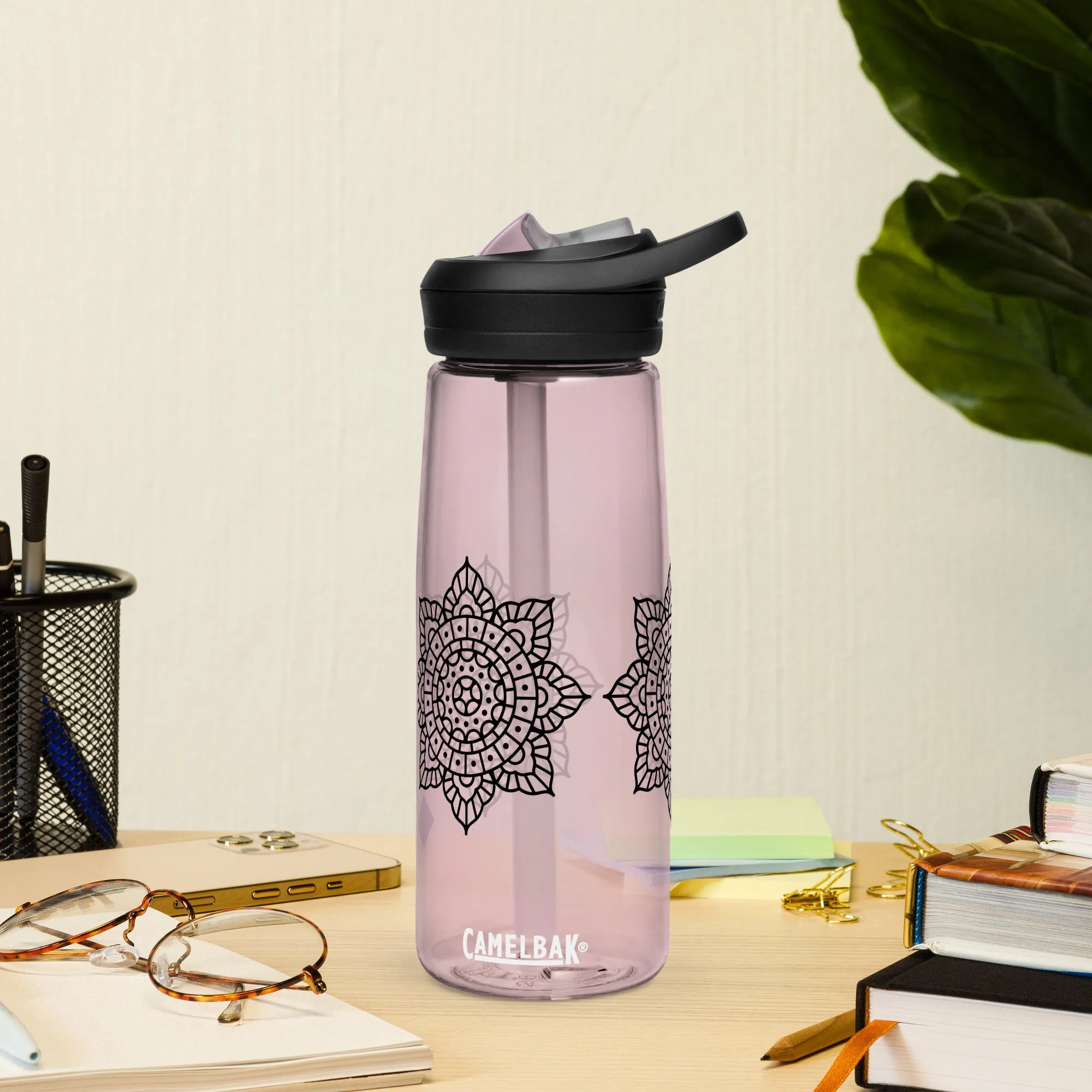 Mandala water bottle