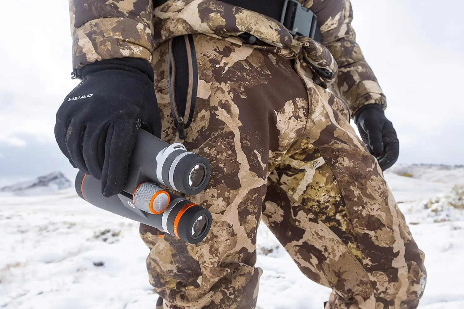 Maven B5 56 mm FL Binoculars (18X56, Gray/Orange)