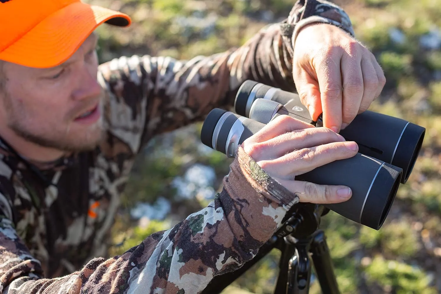 Maven B5 56 mm FL Binoculars (18X56, Gray/Orange)
