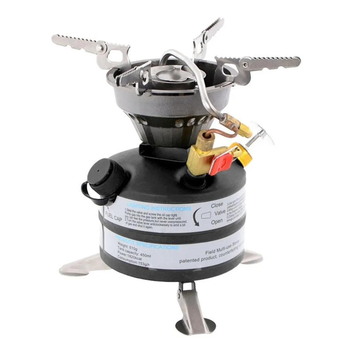 MIL-TEC U.S. military-style M-95 liquid fuel burner outdoor camping petrol stove