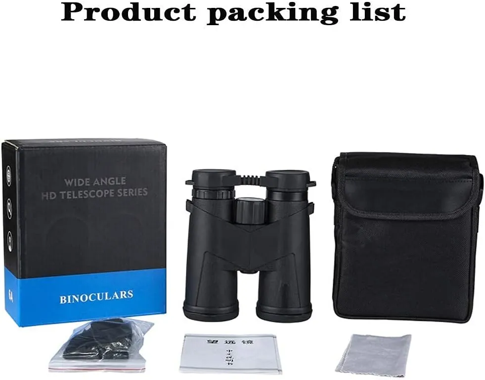 Mini Binoculars,Professional HD for Birds Watching Hunting Concerts Clear Weak Light Vision Waterproof Fogproof Binoculars FMC Lens with Strap Carrying Bag Travel