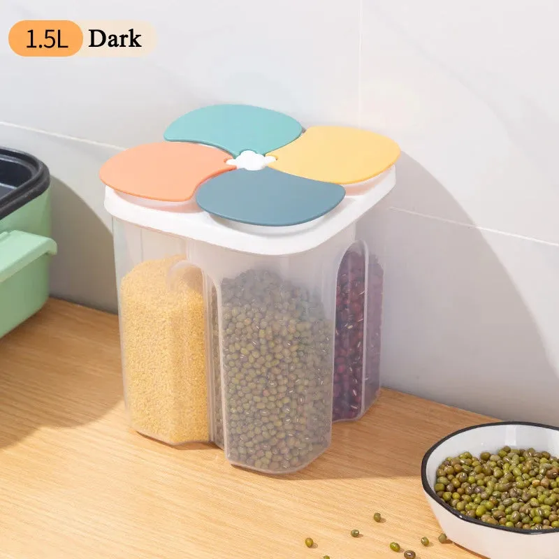 Moisture-Proof Plastic Cereal Storage Box