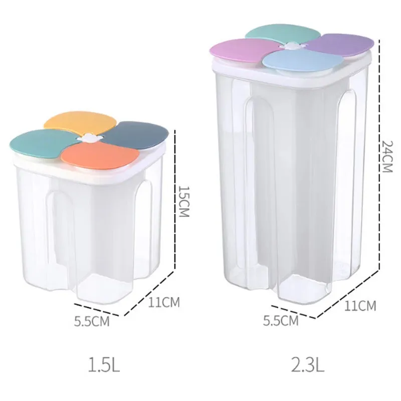 Moisture-Proof Plastic Cereal Storage Box