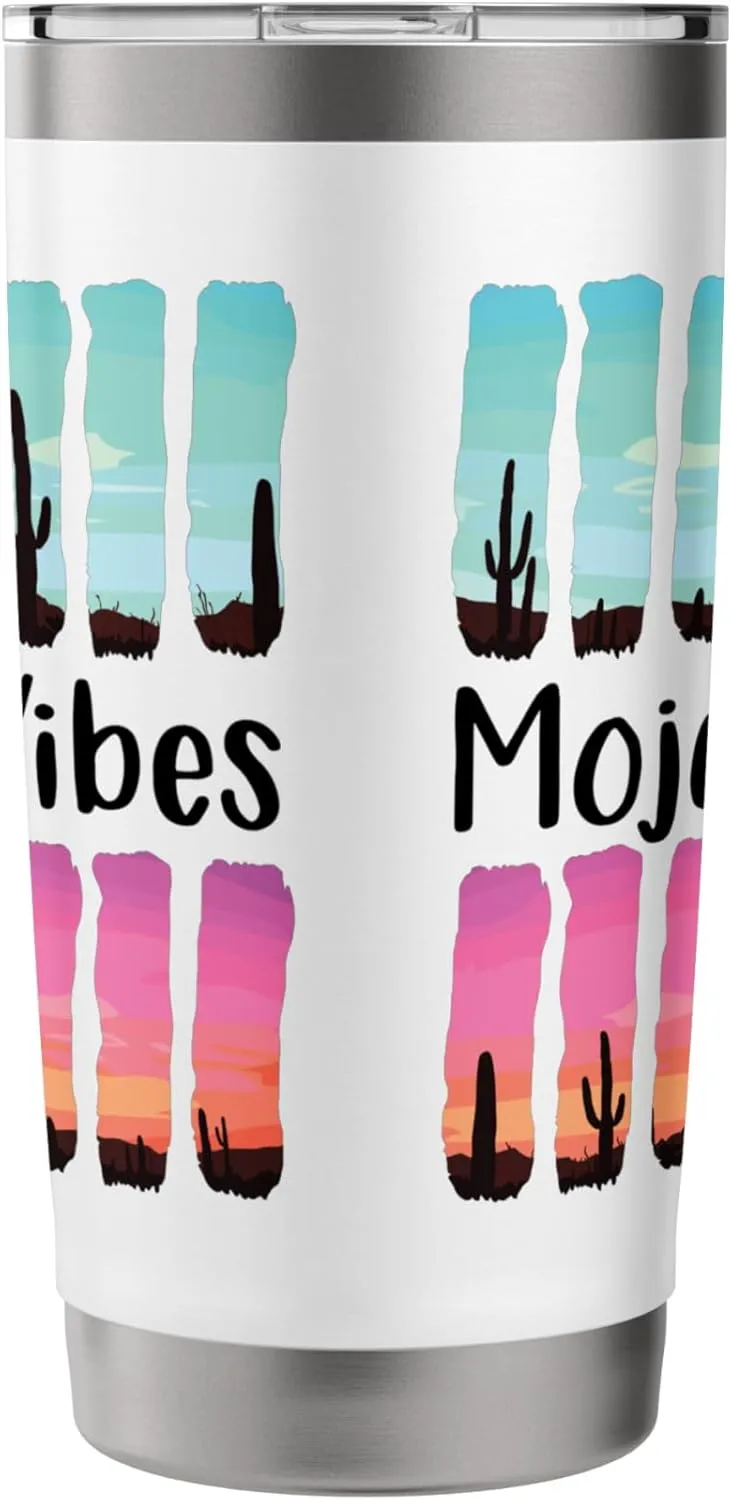 Mojave Desert Vibes California Nature Summer Road Trip Stainless Steel Insulated Tumbler