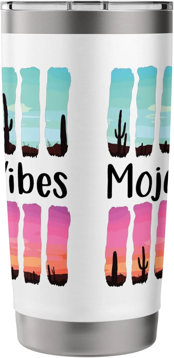 Mojave Desert Vibes California Nature Summer Road Trip Stainless Steel Insulated Tumbler