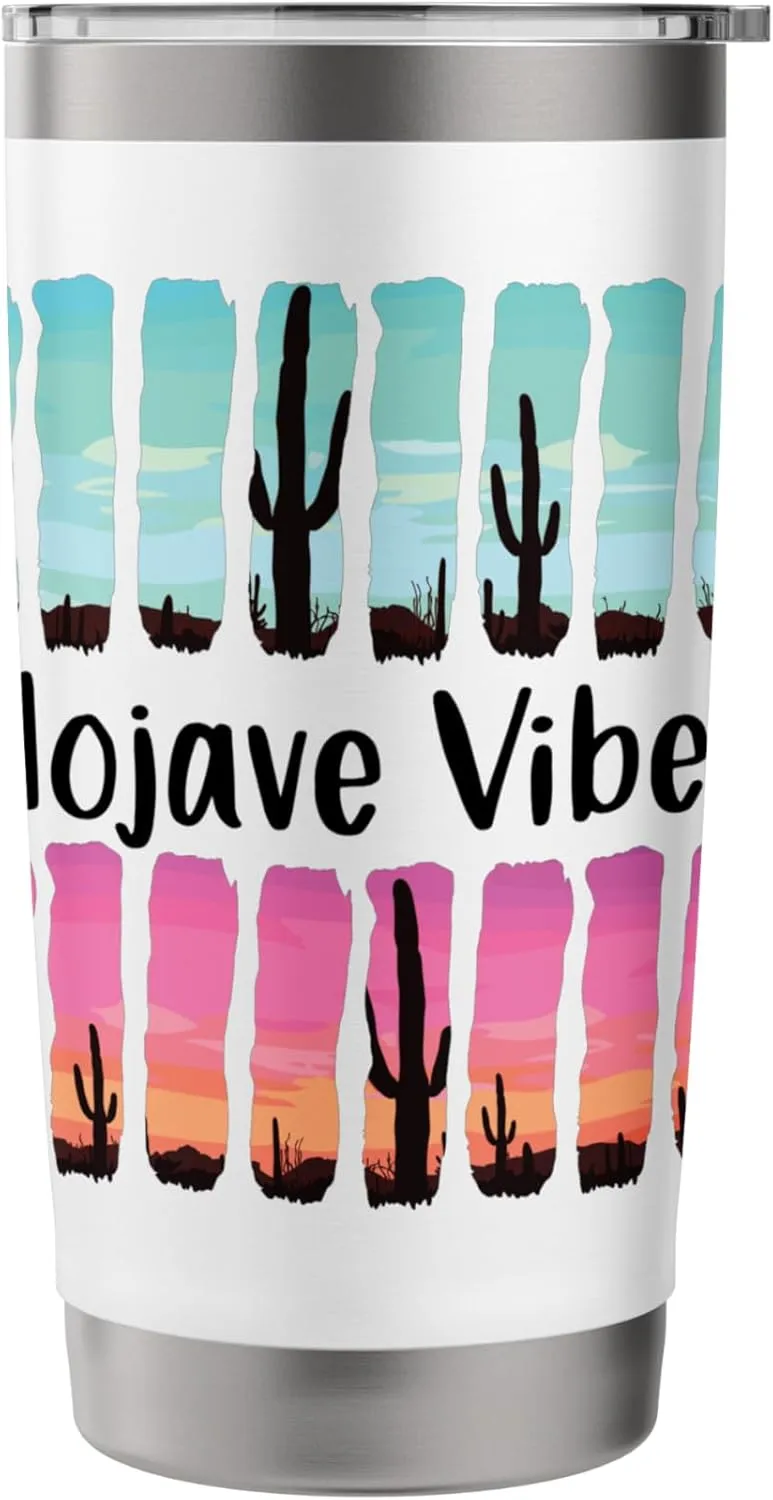 Mojave Desert Vibes California Nature Summer Road Trip Stainless Steel Insulated Tumbler