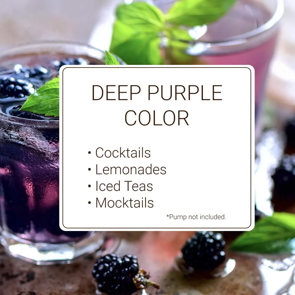 Monin - Blackberry Syrup, Soft and Succulent, Great for Cocktails, Lemonades, and Sodas, Gluten-Free, Non-GMO (750 ml)