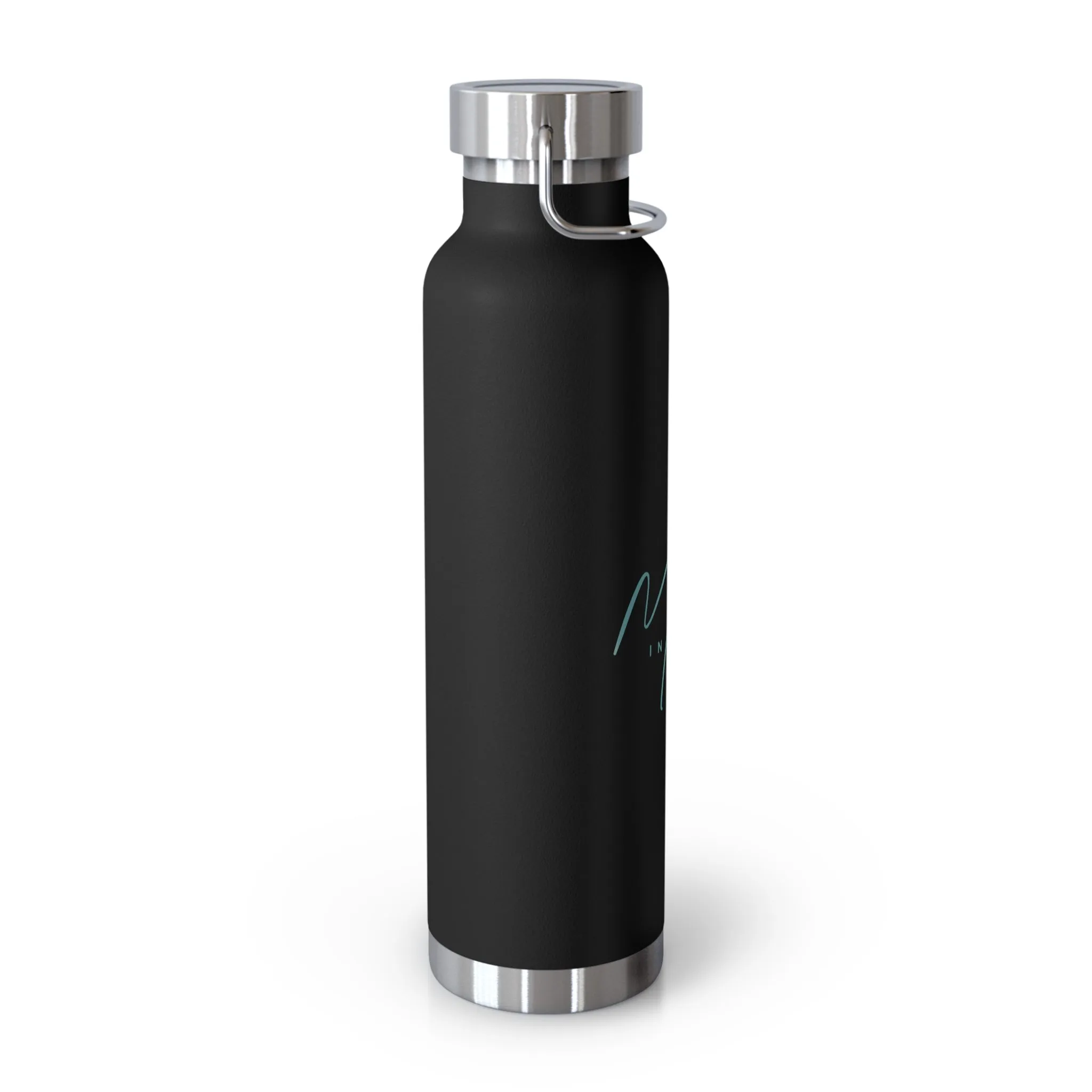 Mora in Motion in Teal Copper Insulated Water Bottle - 22oz