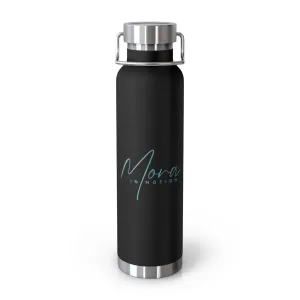 Mora in Motion in Teal Copper Insulated Water Bottle - 22oz