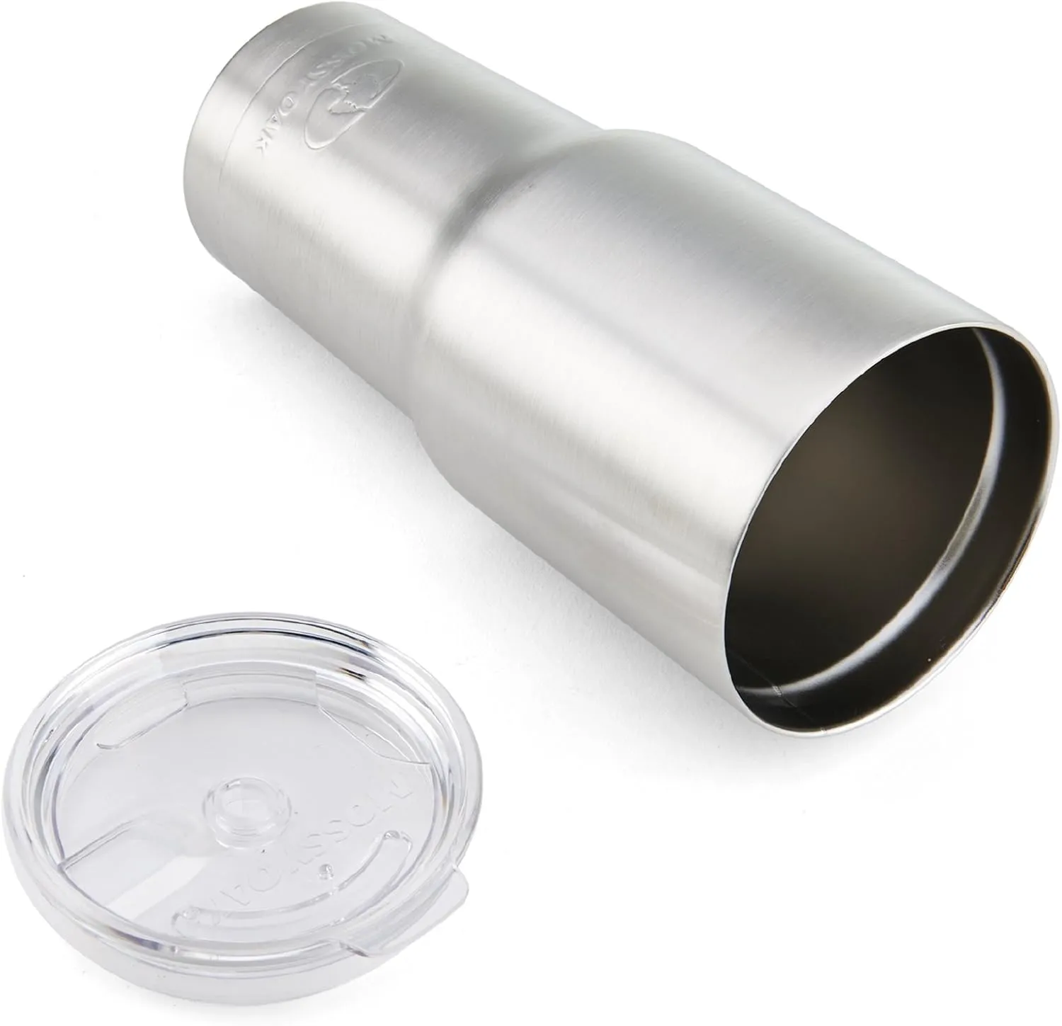 Mossy Oak Double Walled Stainless Steel Tumbler , 30-ounces, Silver
