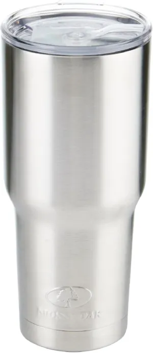Mossy Oak Double Walled Stainless Steel Tumbler , 30-ounces, Silver