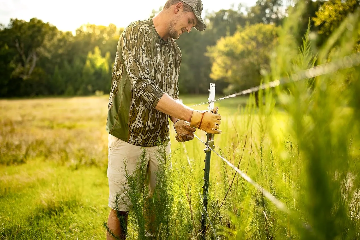 Mossy Oak Men's Lightweight Camo Shirts Hunting