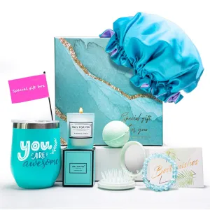 Mother's Day Gifts for Mom Sister Friend Wife, Birthday Gift for Women, Self Care Spa Gift Set for Girlfriend Women Her Employee Nurse, Teacher Appreciation Gifts with Thank You Card for Coworker