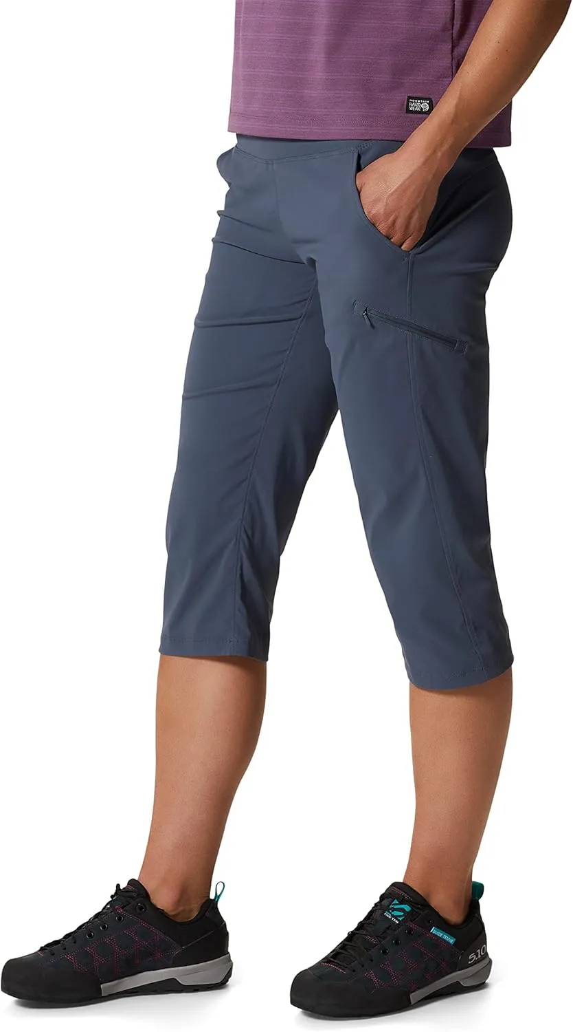 Mountain Hardwear Women's Dynama/2 Capri Pant for Climbing, Camping, and Everyday Wear | Odor-Resistant and Sun Protection