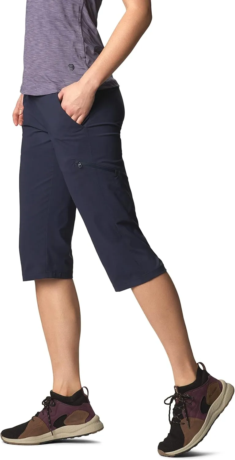 Mountain Hardwear Women's Dynama/2 Capri Pant for Climbing, Camping, and Everyday Wear | Odor-Resistant and Sun Protection