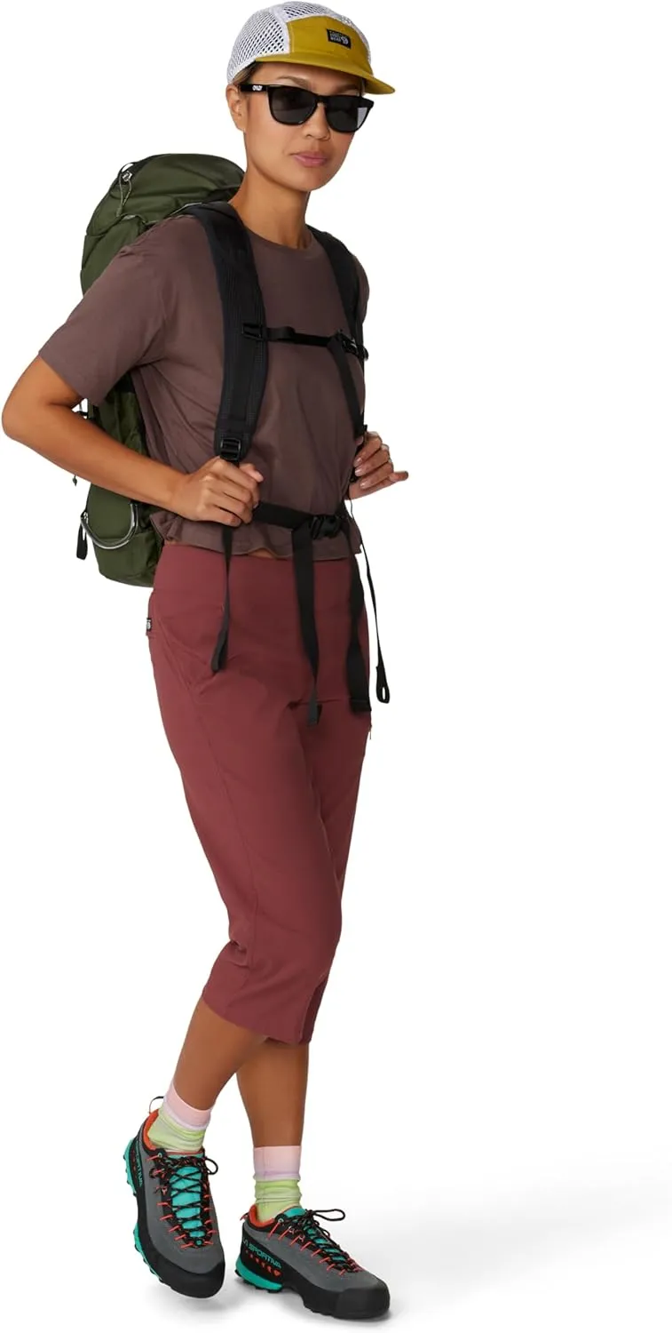 Mountain Hardwear Women's Dynama/2 Capri Pant for Climbing, Camping, and Everyday Wear | Odor-Resistant and Sun Protection