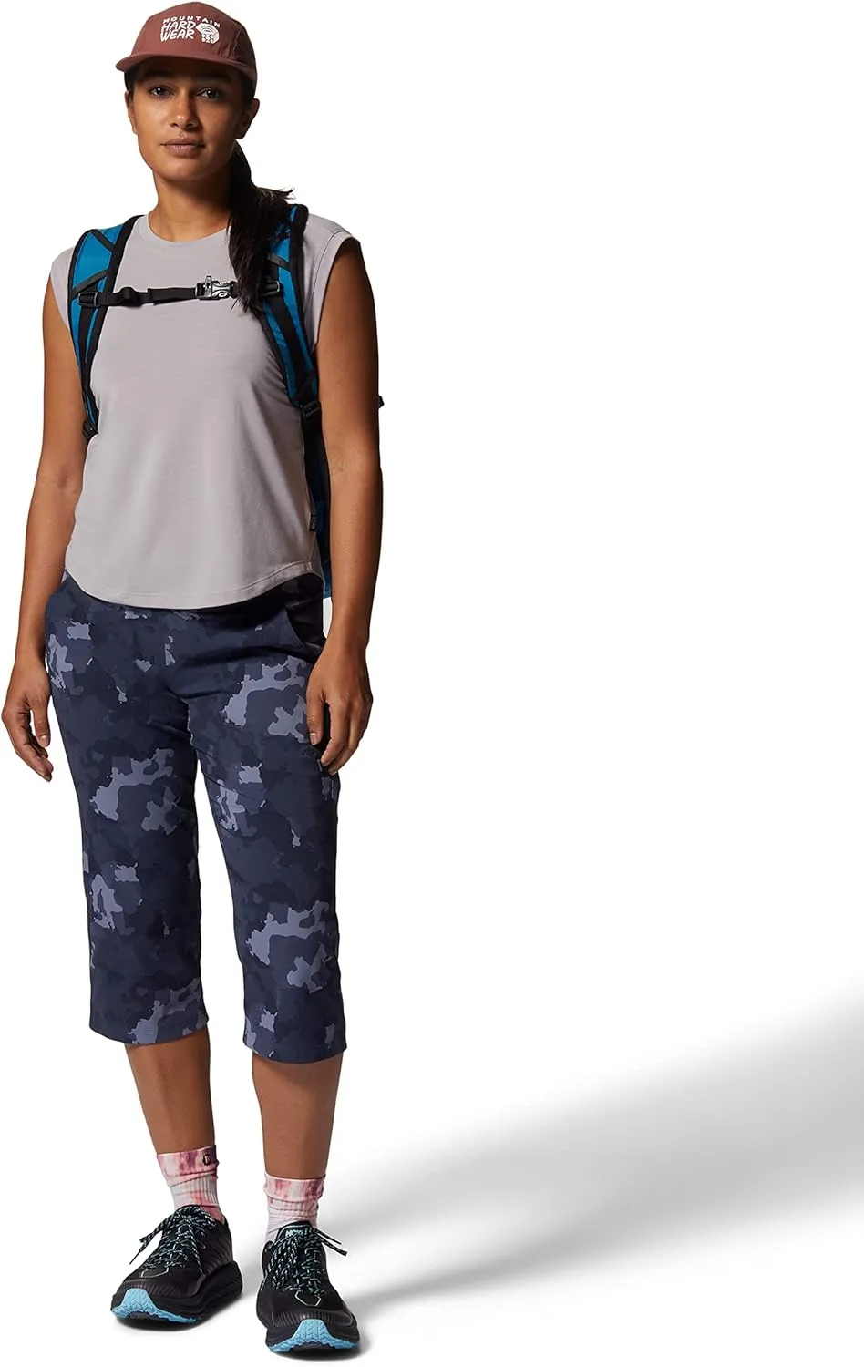 Mountain Hardwear Women's Dynama/2 Capri Pant for Climbing, Camping, and Everyday Wear | Odor-Resistant and Sun Protection