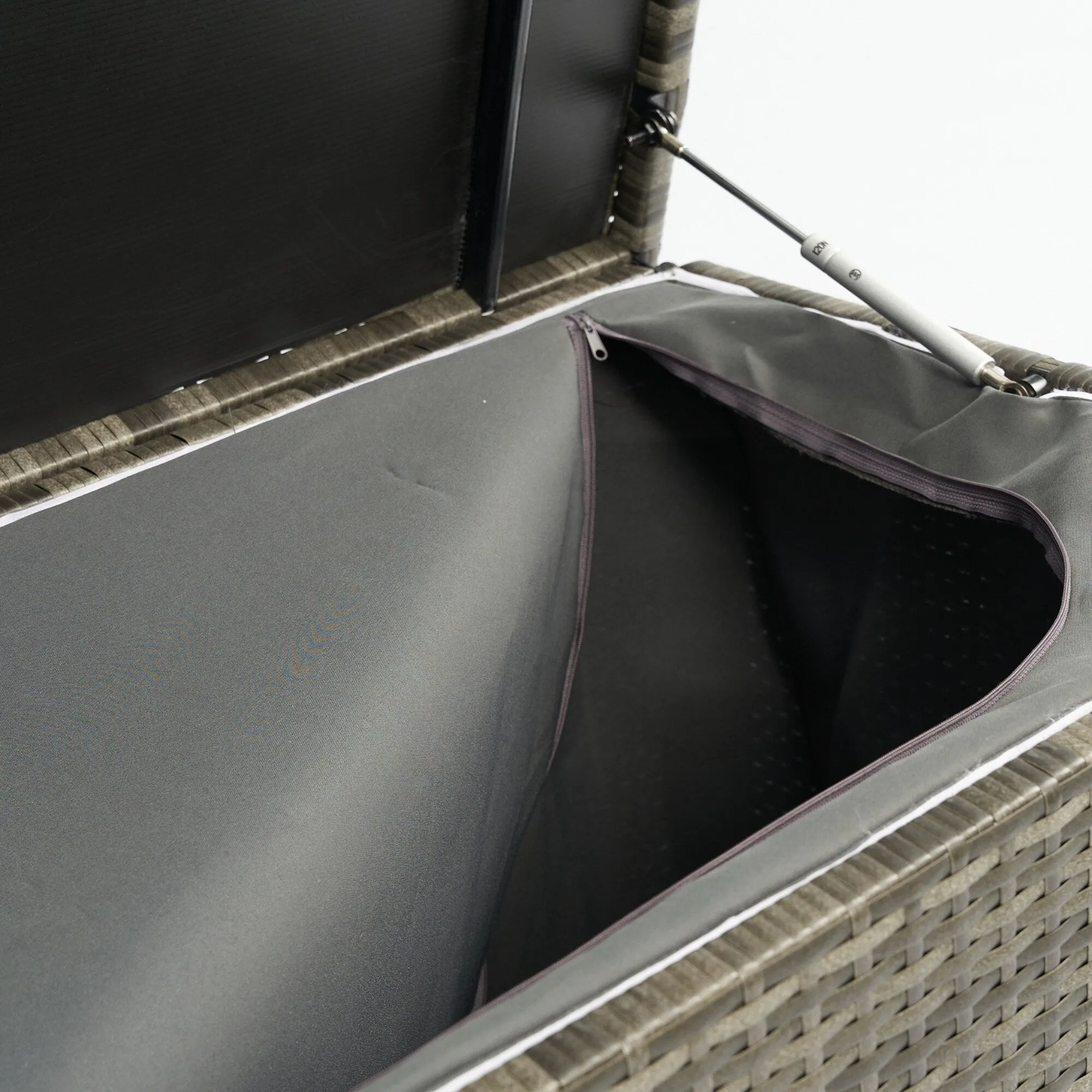 Multi-Functional Storage Box Large Storage Box Bench Heavy Duty Storage Box with Glide Hinges and Removable Inner Liner