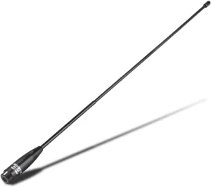 Nagoya NA-771 SMA-Male 15.6-Inch Whip VHF/UHF (144/430Mhz) Antenna for YAESU, Vertex, TYT, and Wouxun Radios
