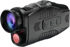 Night Vision Binoculars for Adults, R11 1080P Monocular Night Vision Device 5X Digital Zoom Infrared Night Vision Telescope Outdoor Day Night Dual Use Full for Hunting & Camping