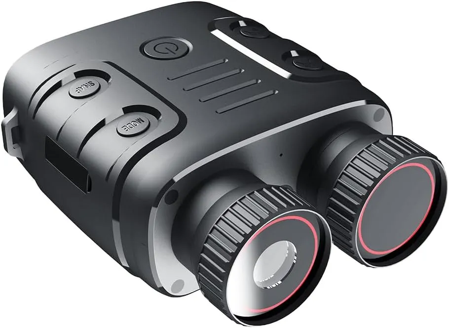 Night Vision Goggles 2.4” LCD Display Infrared Binoculars with 5X Digital Zoom 1080P Night Vision Goggles (2pcs)
