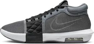 NIKE Lebron Witness 8 Basketball Shoes (FB2239-004, Cool Grey/Black/White) Size 9.5