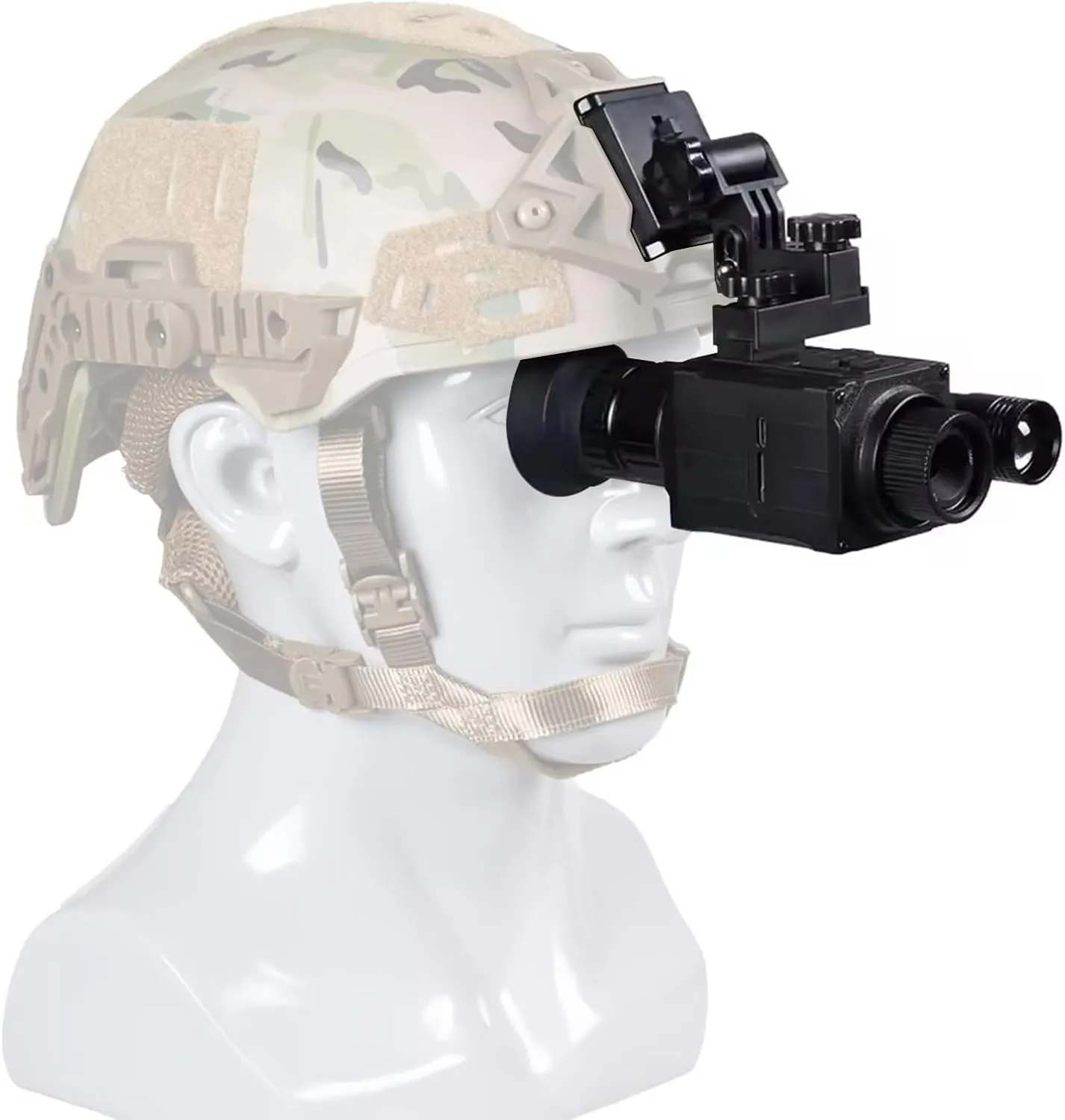 NK006 Infrared Head-Mounted Night Vision Goggles Monocular, Rechargeable Hands Free, 1.4" OLED Screen, 1080p Video Recording, 5X Digital Zoom NVG for Hunting Camping,850nm ir