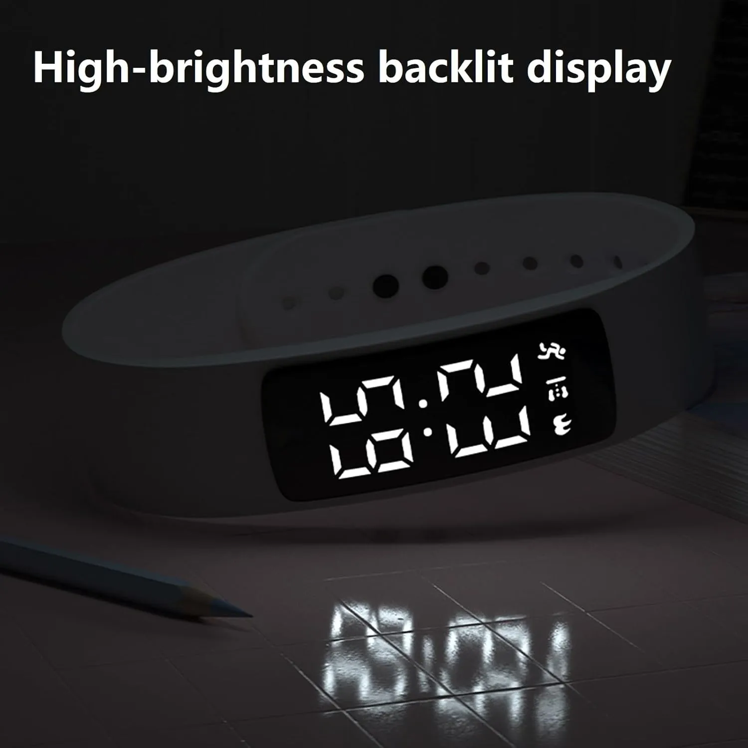 NO APP Smart Watch for Men Women Digital Watch Fitness Tracker Sleep Monitor Activity Tracking Calorie Distance Step Counter Vibrating Alarm Clock Waterproof LED Backlight USB Charging
